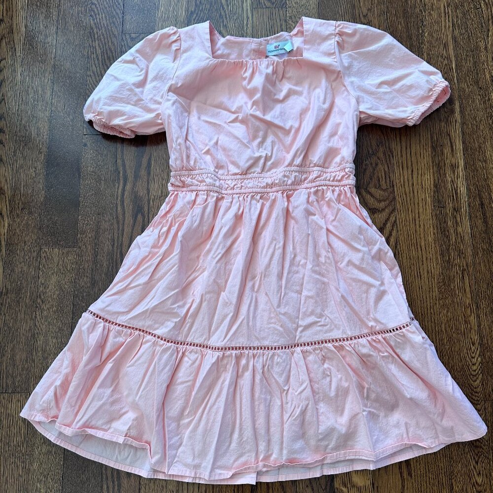 Girls Vineyard Vines Keyhole Dress